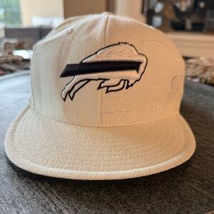 Buffalo Bills NFL white cap hat 7 1/2